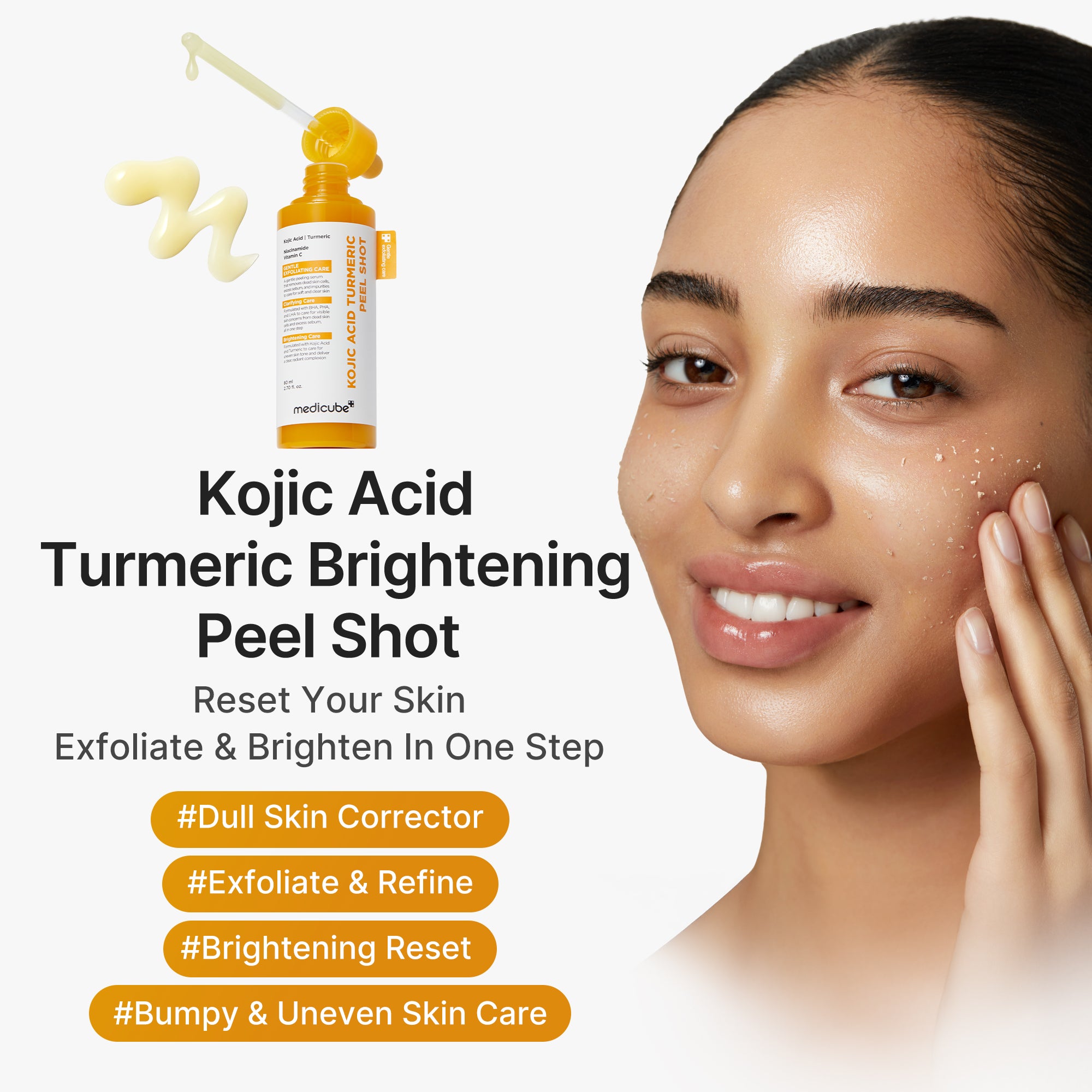 Kojic Acid Turmeric Peel Shot - Image 2