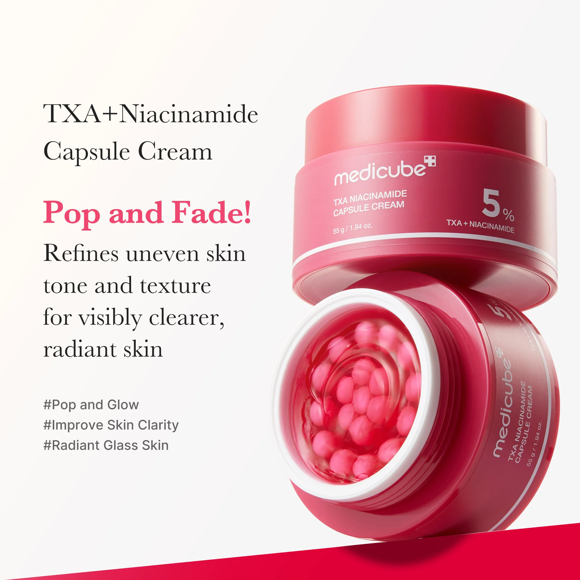 TXA Niacinamide Capsule Cream - 2PACK(+GIFT) - Image 2