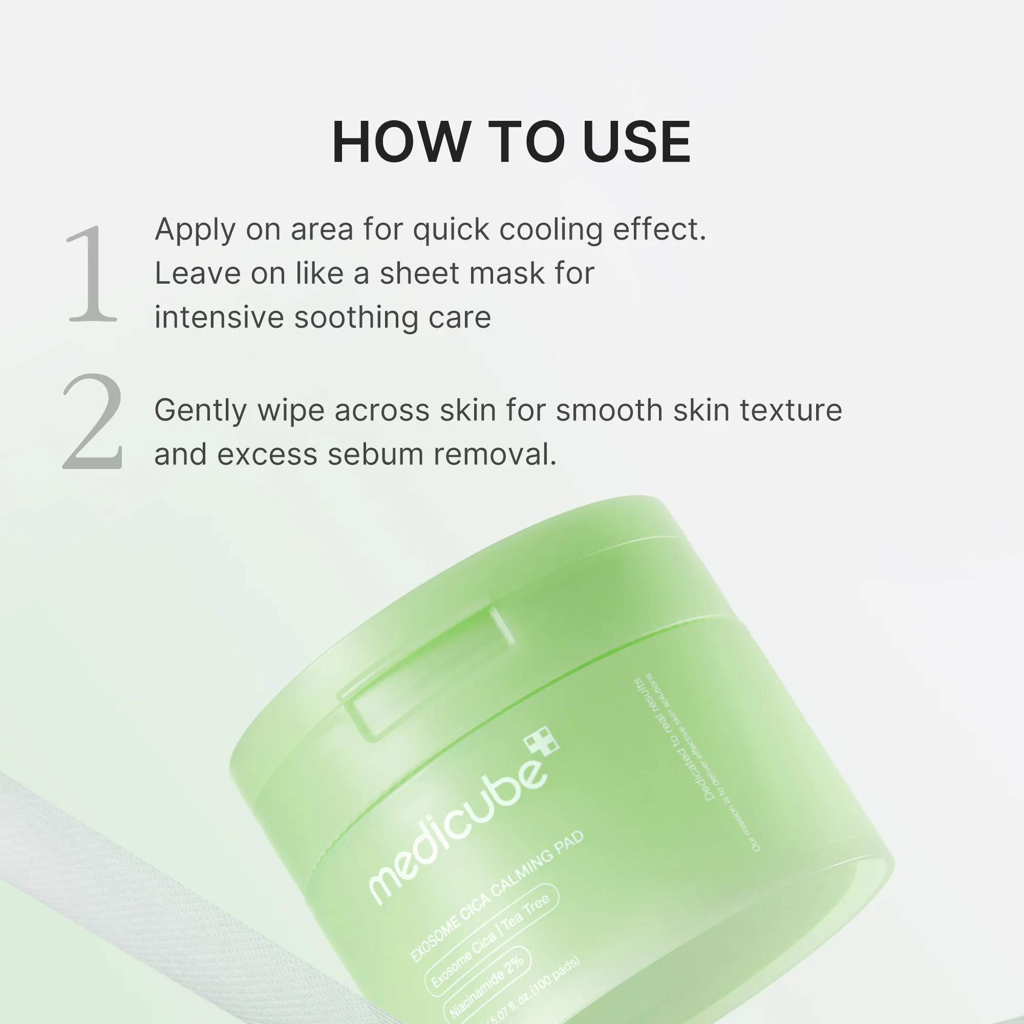 Exosome Cica Calming Toner Pads - Image 5
