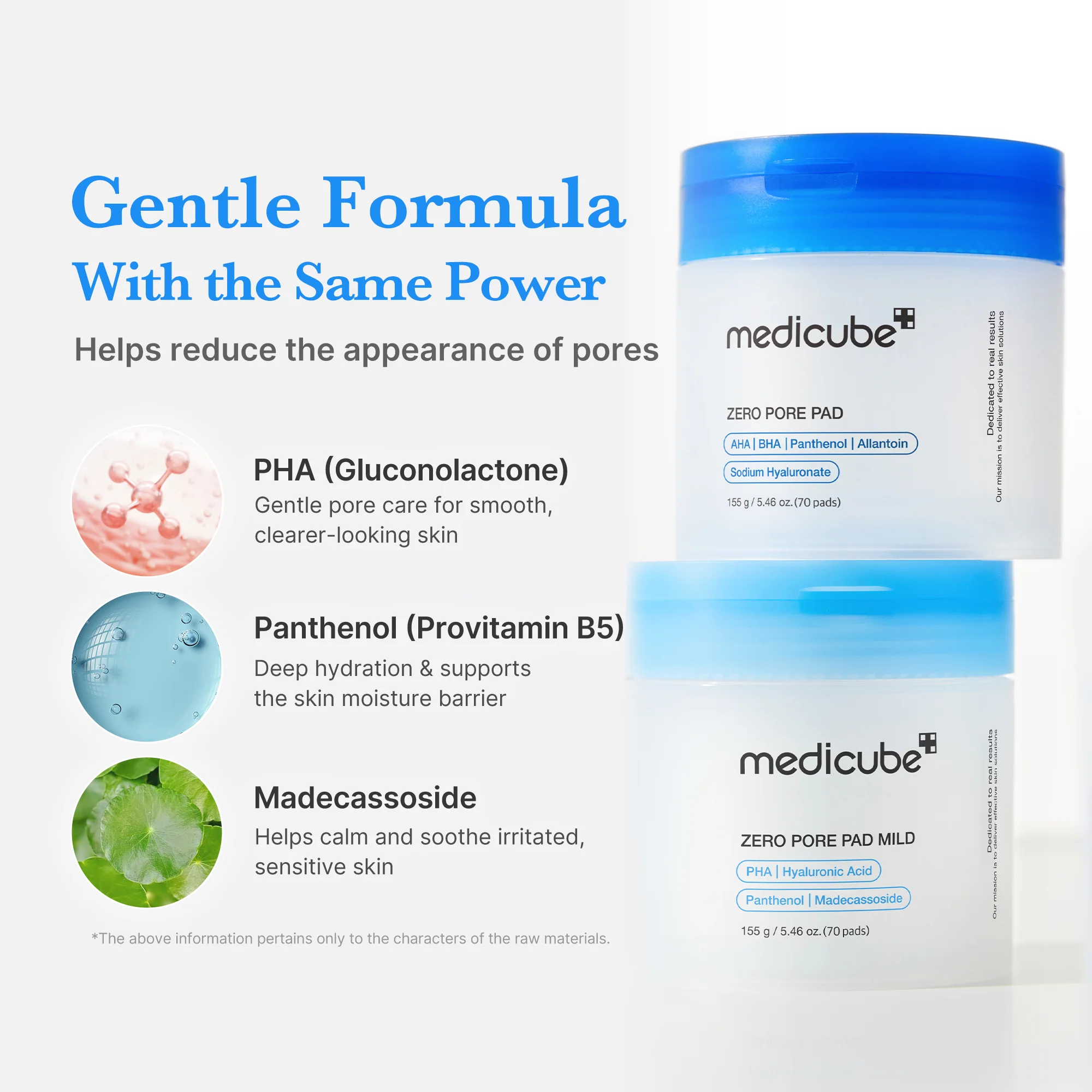 Zero Pore Madecassoside Pads (Mild) - SINGLE - Image 4