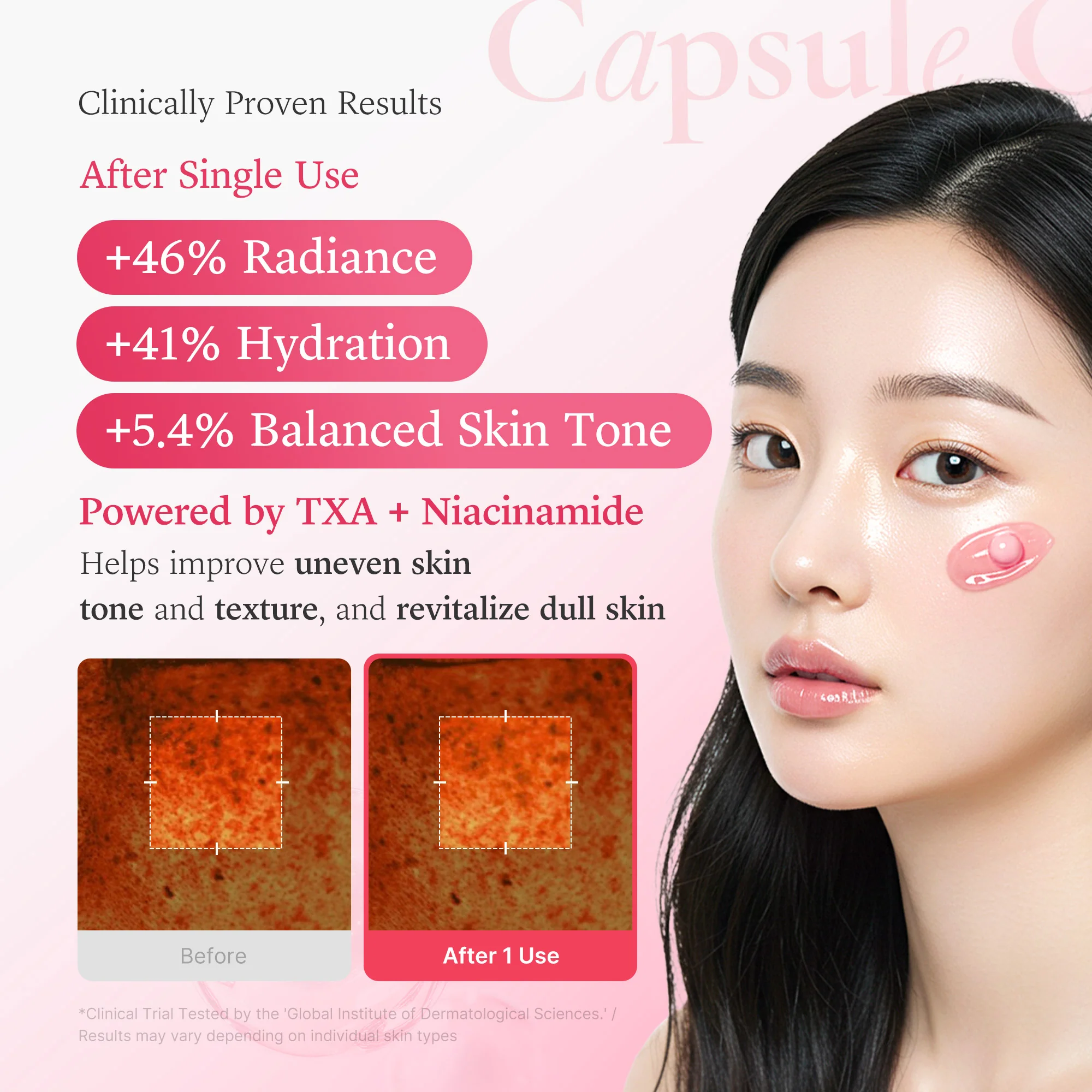 TXA Niacinamide Capsule Cream - 2PACK(+GIFT) - Image 4