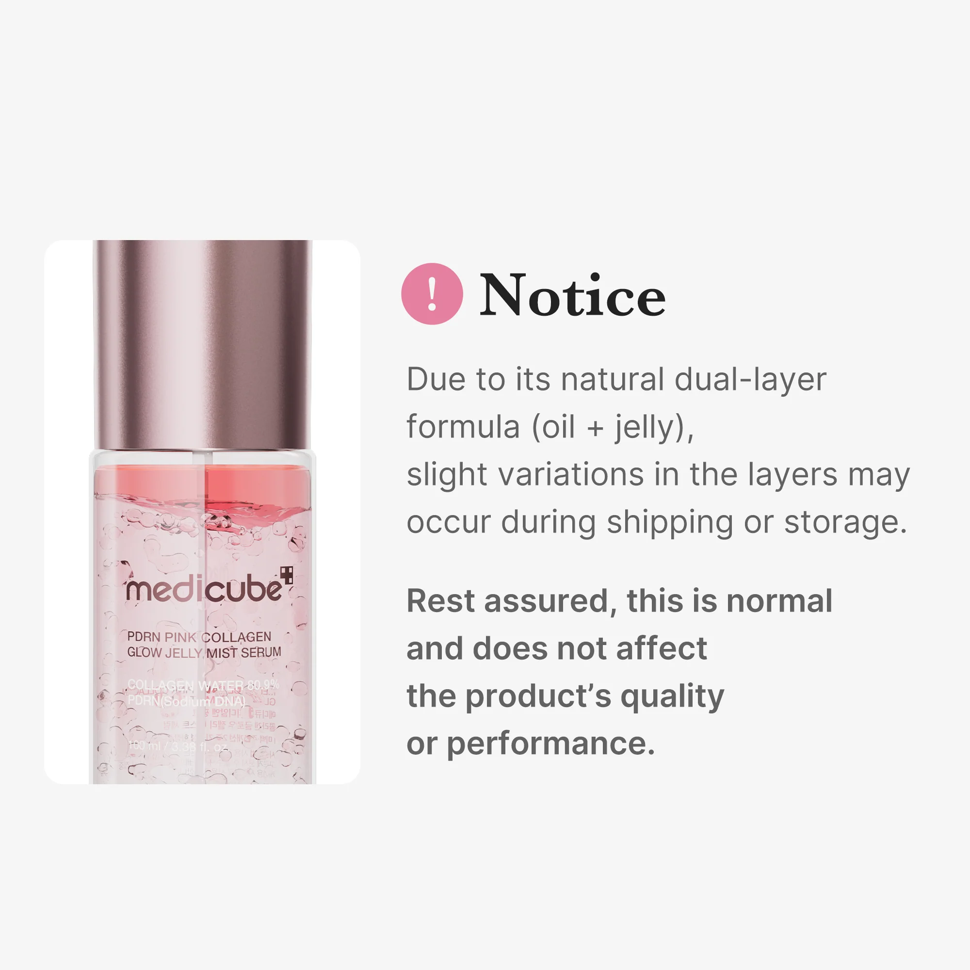 PDRN Pink Collagen Glow Jelly Mist Serum - Image 7