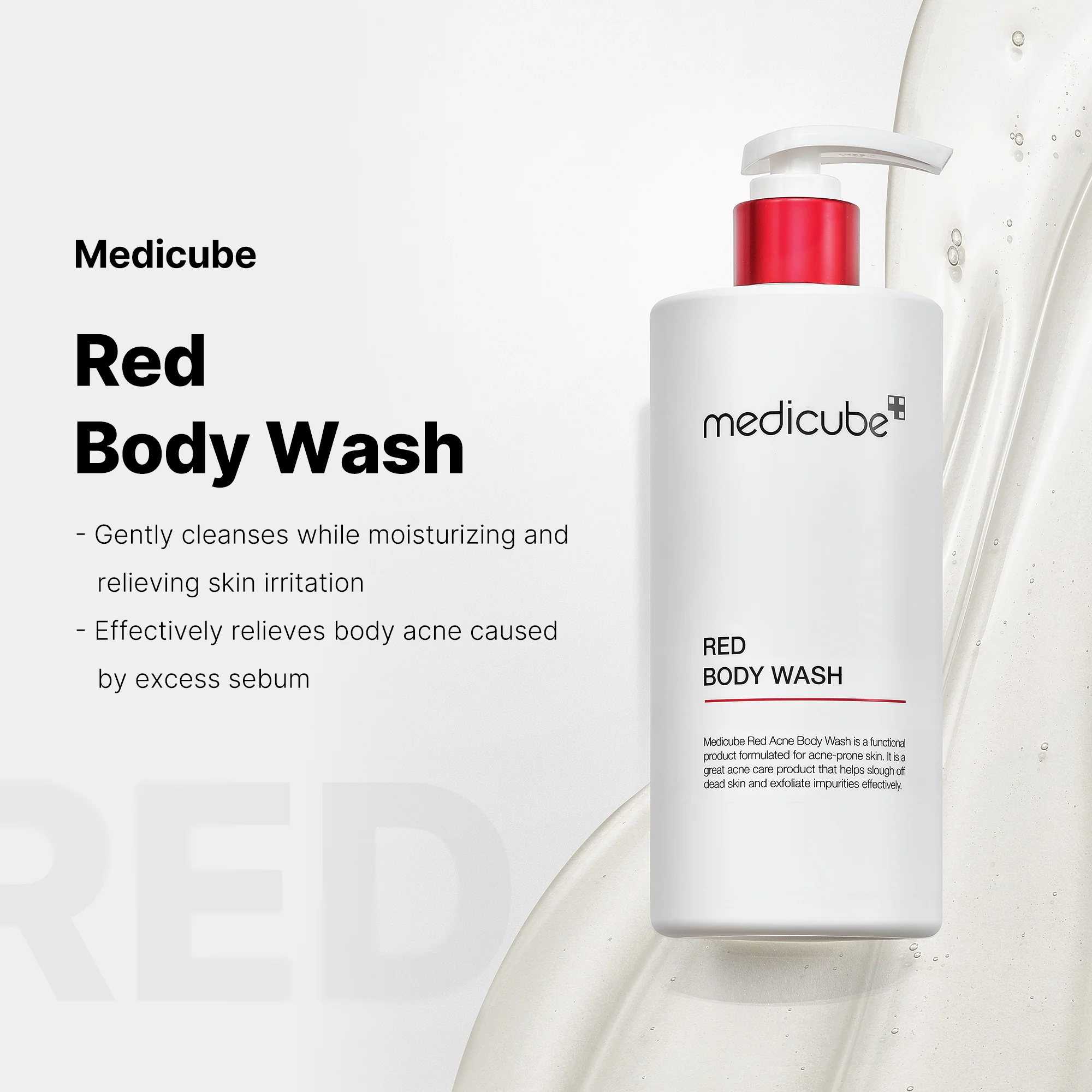 Red Body Wash - 2 PACK(+GIFT) - Image 2