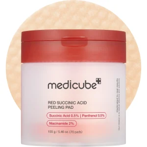 Red Succinic Acid Panthenol Pads - 2 PACK